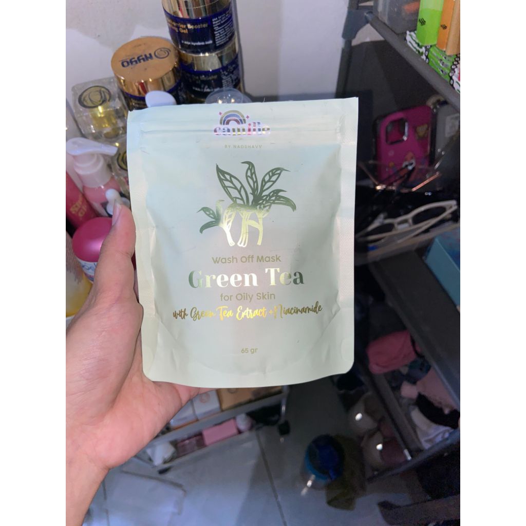 preloved masker camille greantea 65gr
