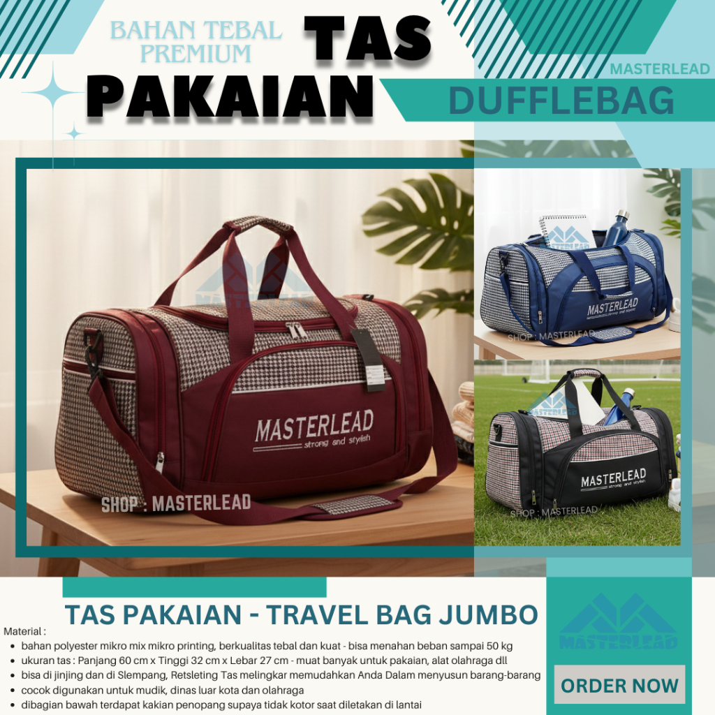 TAS BESAR BUAT MUDIK TAS TEMPAT BAJU UNTUK BEPERGIAN TAS BESAR SERBAGUNA TAS MUDIK UKURAN BESAR JUMB