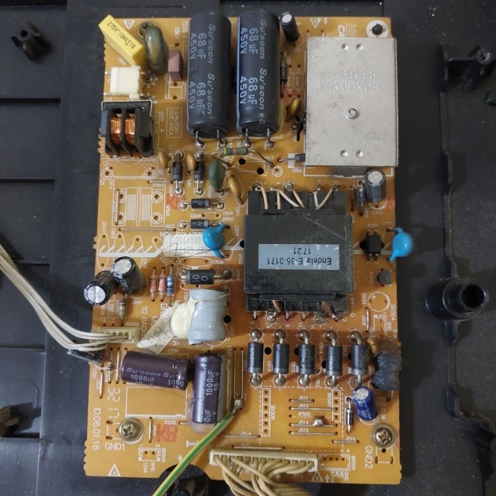 PSU POWER SUPPLY REGULATOR TV POLYTRON PLD 32T7511 PLD32T7511