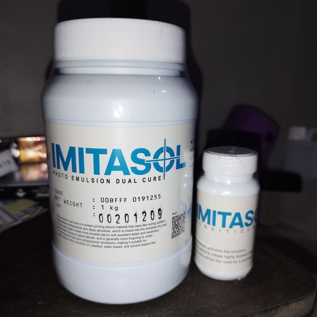 IMITASOL Photo Emulsion (Dual Cure) // Obat Afdruk Sablon