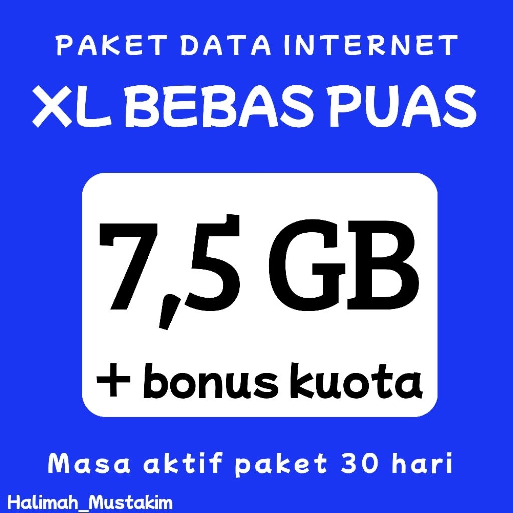 Isi ulang masa aktif kuota XL bebas puas 30 hari | masa aktif paket bebas puas triple kuota