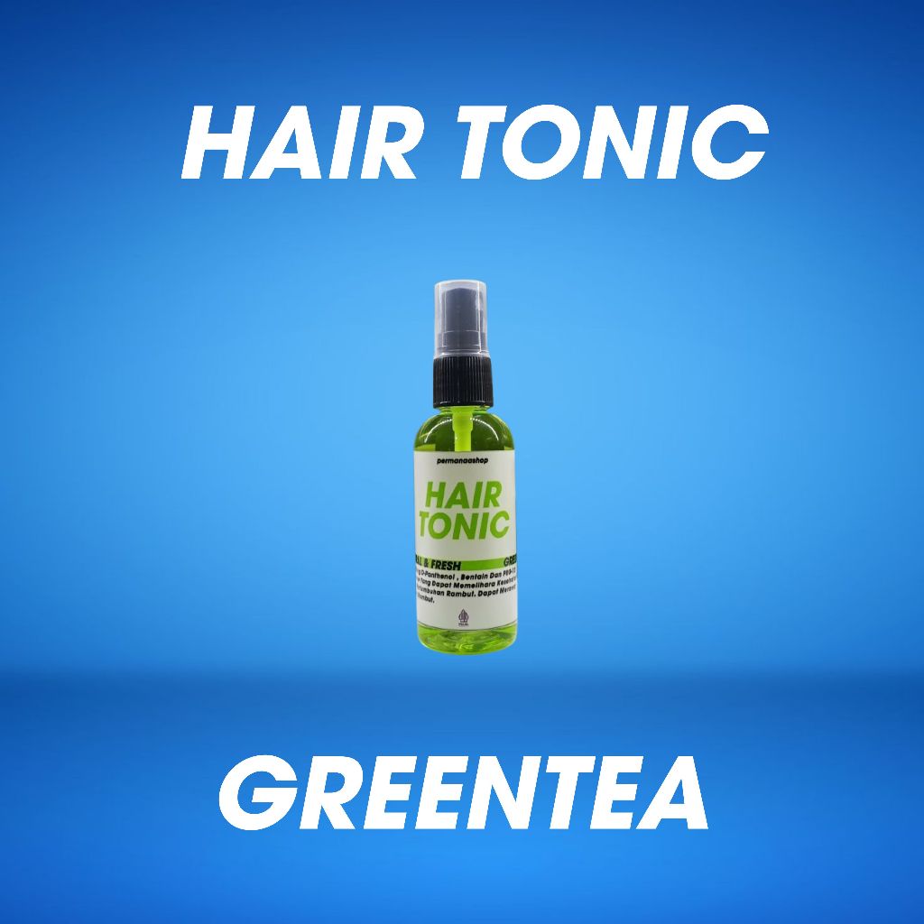 5PCS HAIR TONIC GREENTEA VITAMIN PERAWATAN RAMBUT PRIA DAN WANITA DEWASA TERBARU