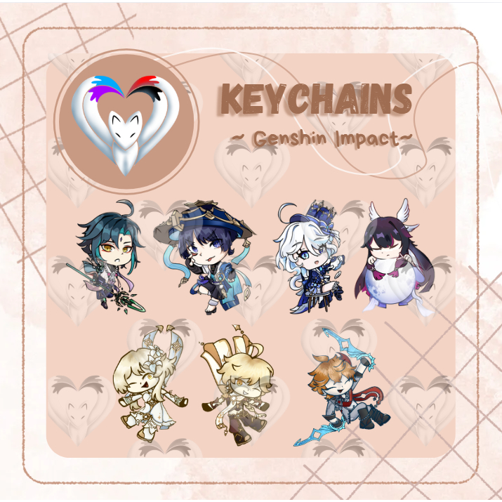 Genshin Impact Acrylic Keychain