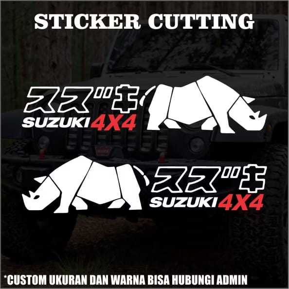 Sticker Cutting Sticker Kanji Japan Suzuki Jimny / Sticker Suzyuki Jimny