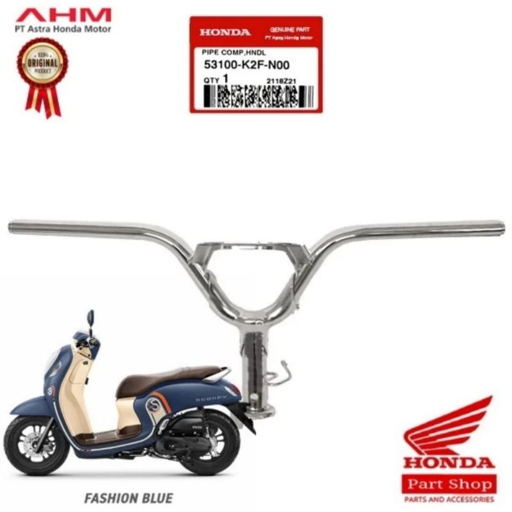 53100K2FN00 stang stir scoopy new prestige original ahm