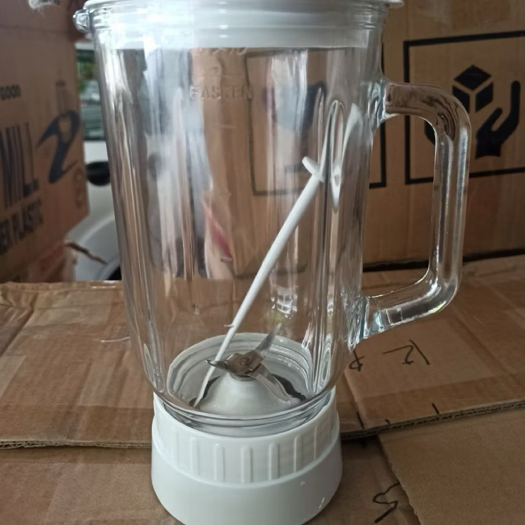 Gelas blender miyako kaca 1 liter komplit Original 1000%