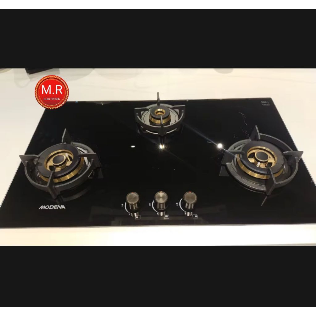 KOMPOR TANAM MODENA 3 TUNGKU BH-6935LF TUNGKU FULL KUNINGAN GARANSI RESMI MODENA 1 TAHUN