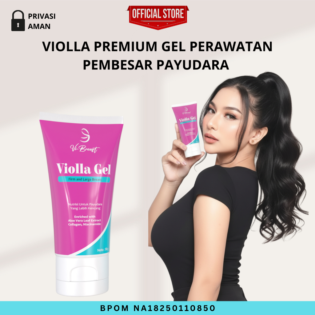 Violla Gel - Paket Pembesar Payudara100Ampuh Permanen Pengencang Serum Bpom Ori