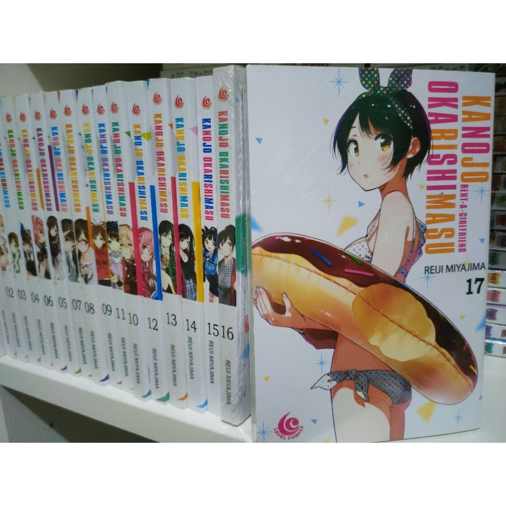 Komik Kanojo Okarishimasu Set 1-17
