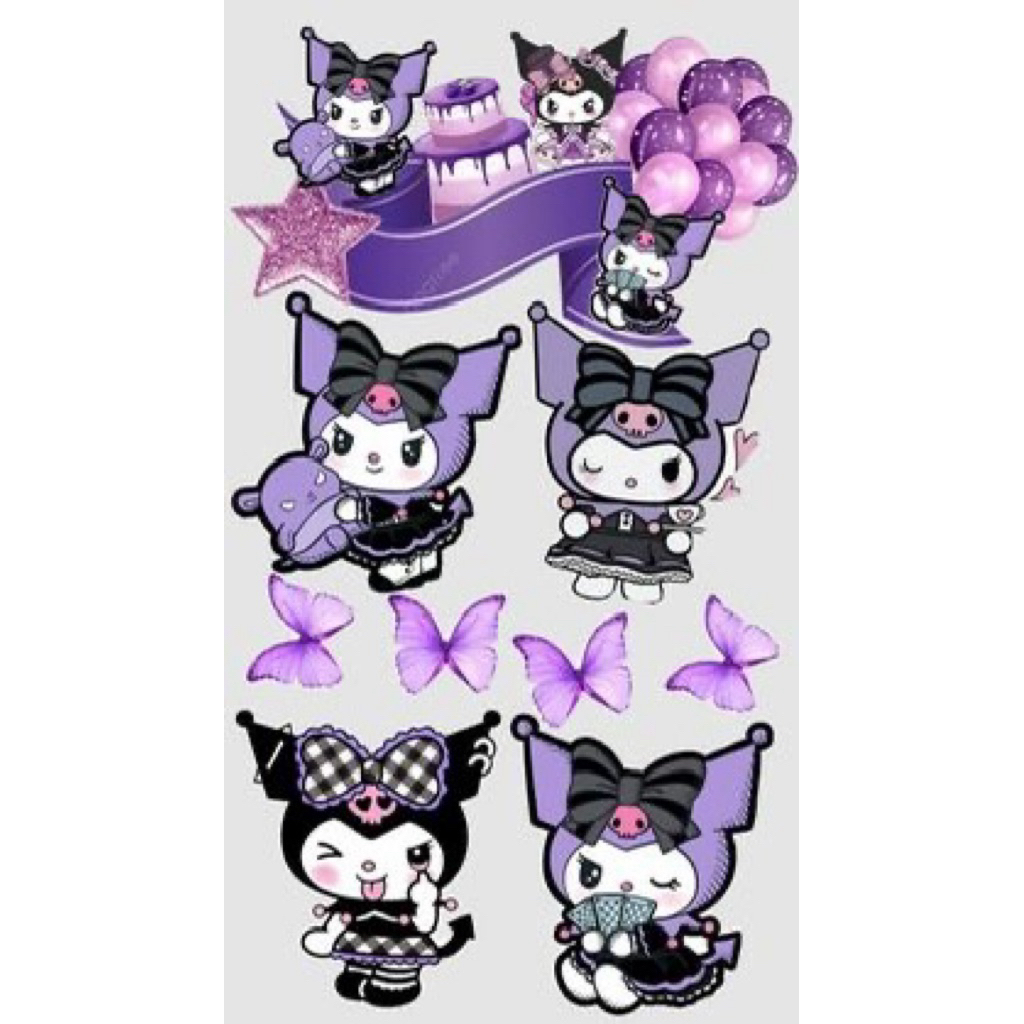 Topper Cake Kuromi