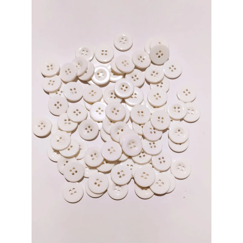 perbiji Kancing Lubang 4 - Kancing Ukuran 2cm - Kancing Besar 2,5cm