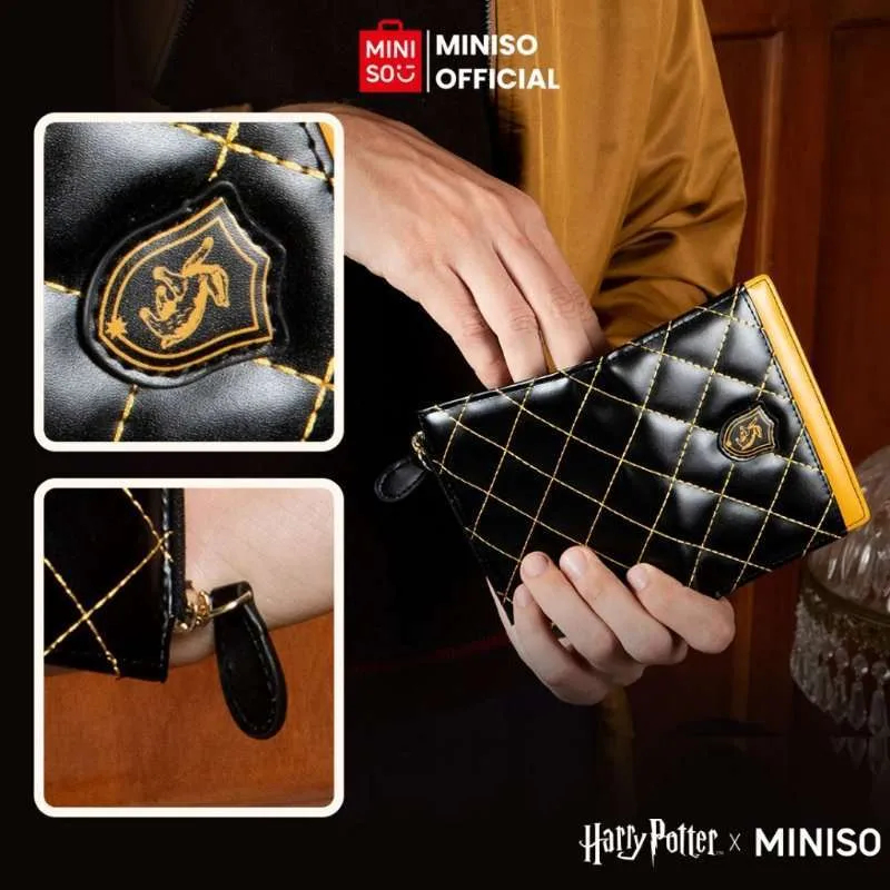 Miniso x Harry Potter Women Bifold Wallet Dompet Wanita Pria Mini Lipat Series Gryffindor Ravenclaw 