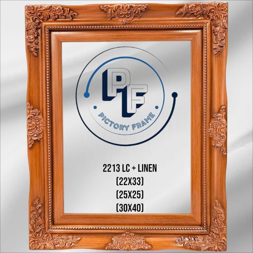 Bingkai Kembang Sudut Kayu (30X40)