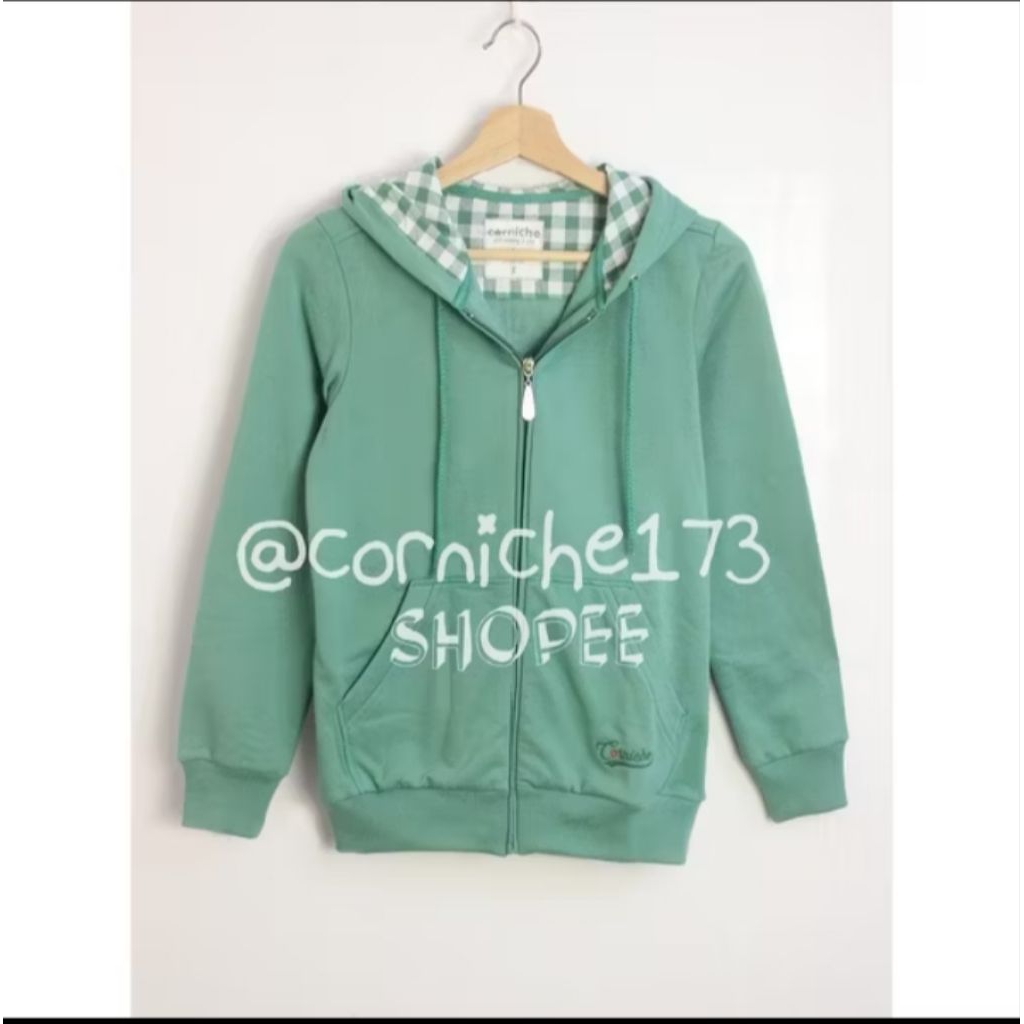 Corniche jaket hijau prlvd