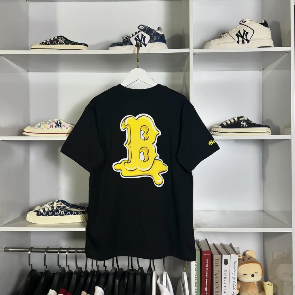 Kaos New Era Boston Import Full Cotton 20s High Premium Unisex (no bordir)