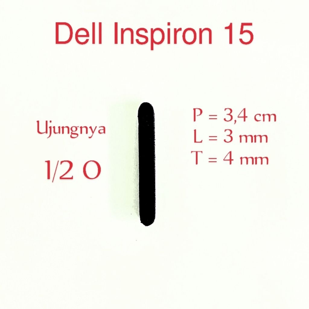 handmade DIY UNIVERSAL KARET BANTALAN laptop Dell Inspiron 15