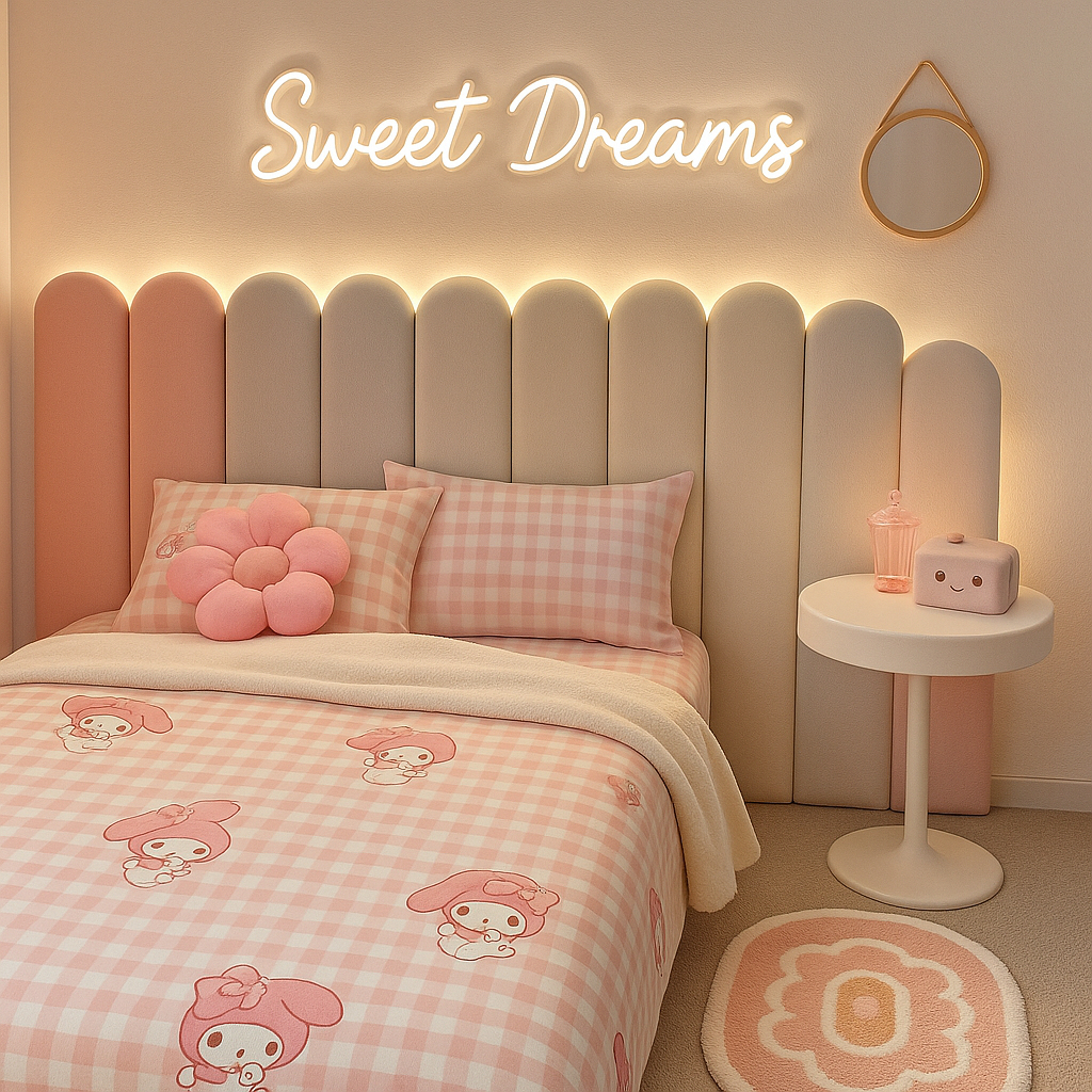 HEADBOARD AESTHETIC | WALLPAPER DINDING | WALL PANEL KASUR HEADBOARD WALLPANEL