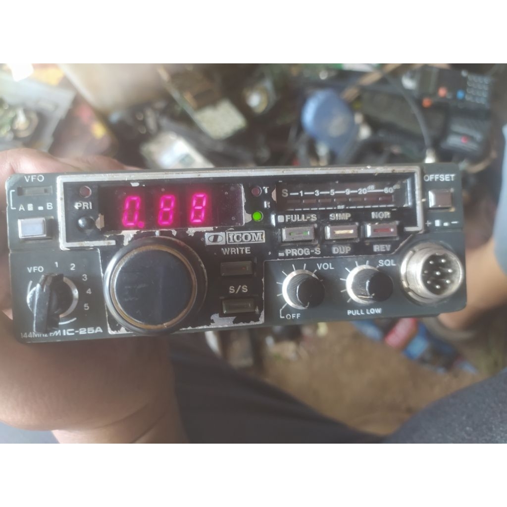 Rig icom 25a VHF.