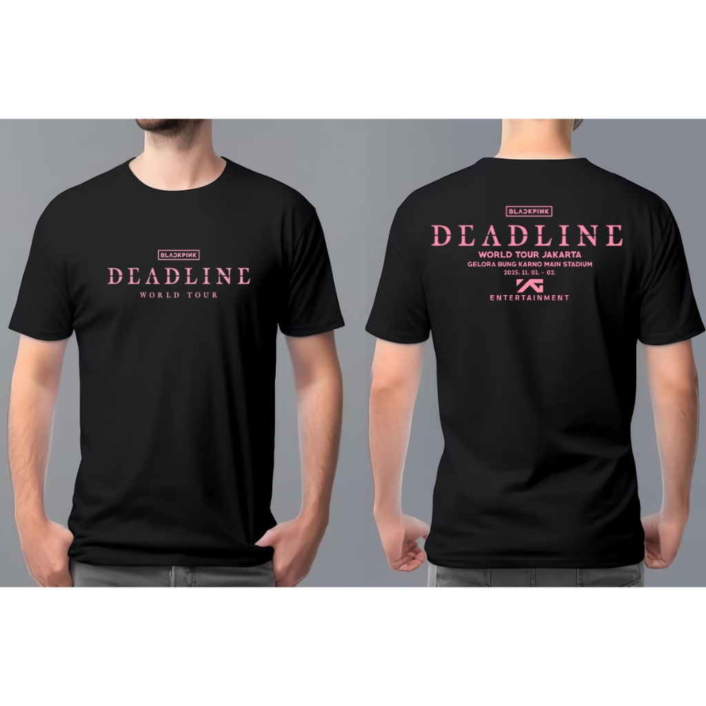 Kaos Blackpink World Tour Asia Jakarta /baju blackpink / kaos blackpink / baju blackpink cowok / baj