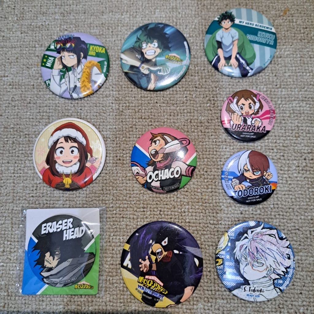 Boku no Hero badge (my hero academia) merch official