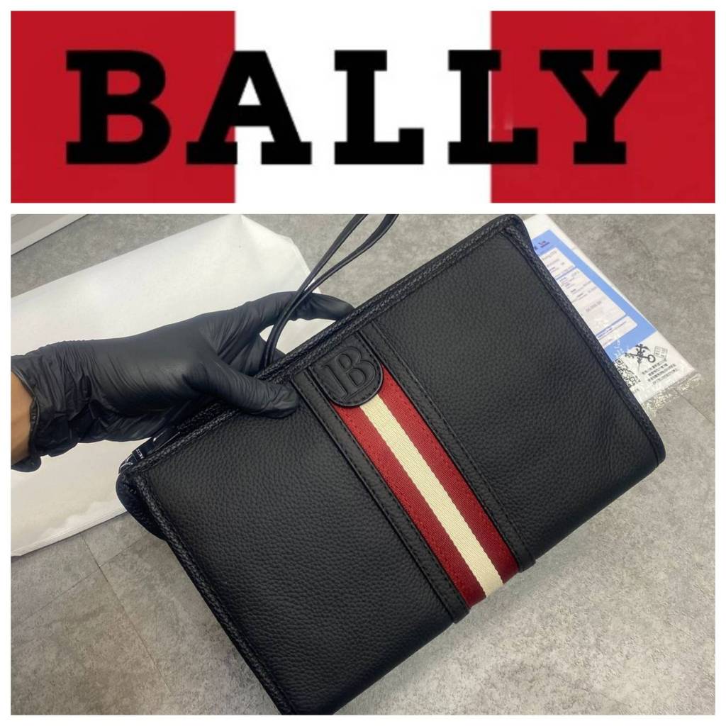 Bally Makid Leather clutch pouch tas tangan pria wanita premium hs