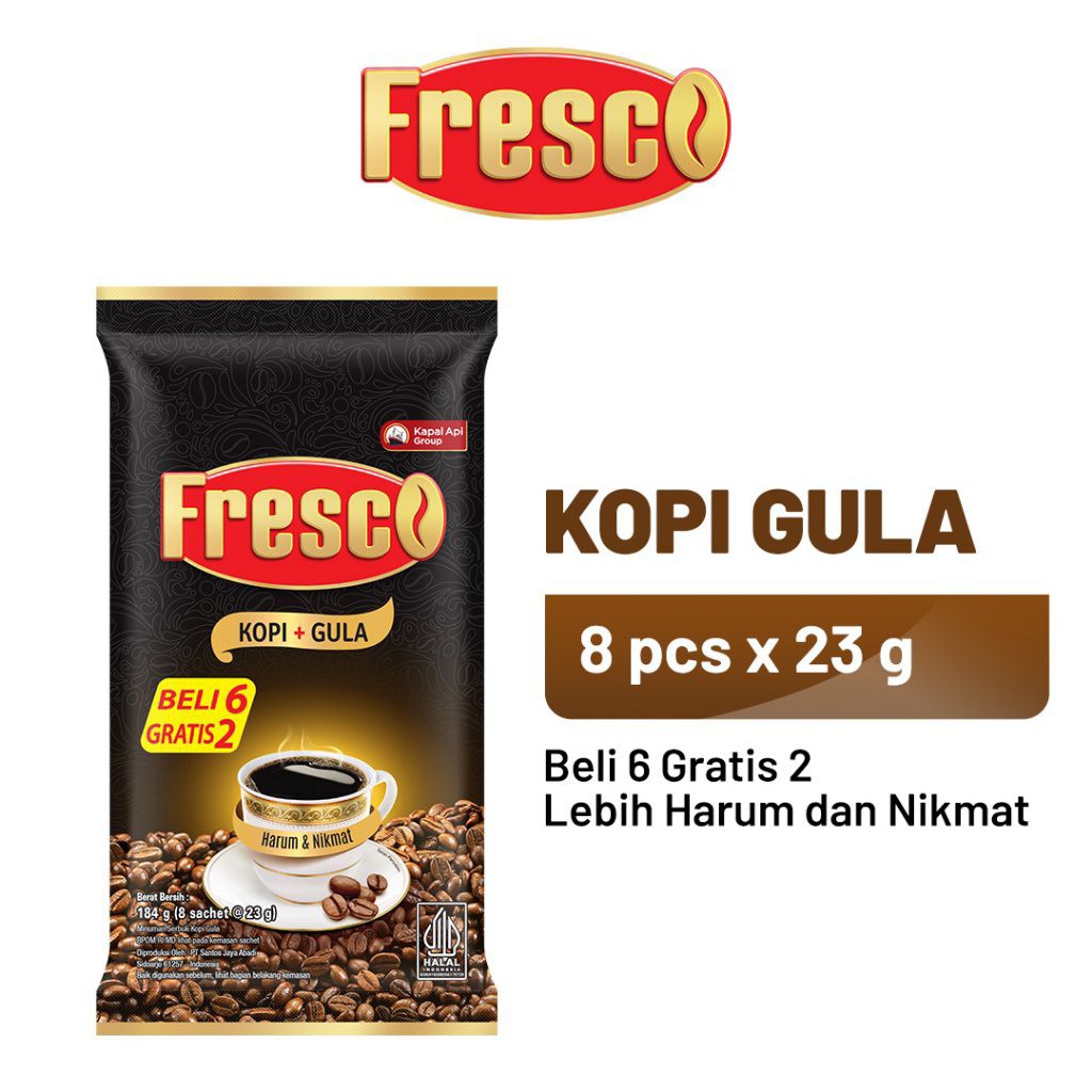 kopi Fresco kopi +gula kopi instan spesial