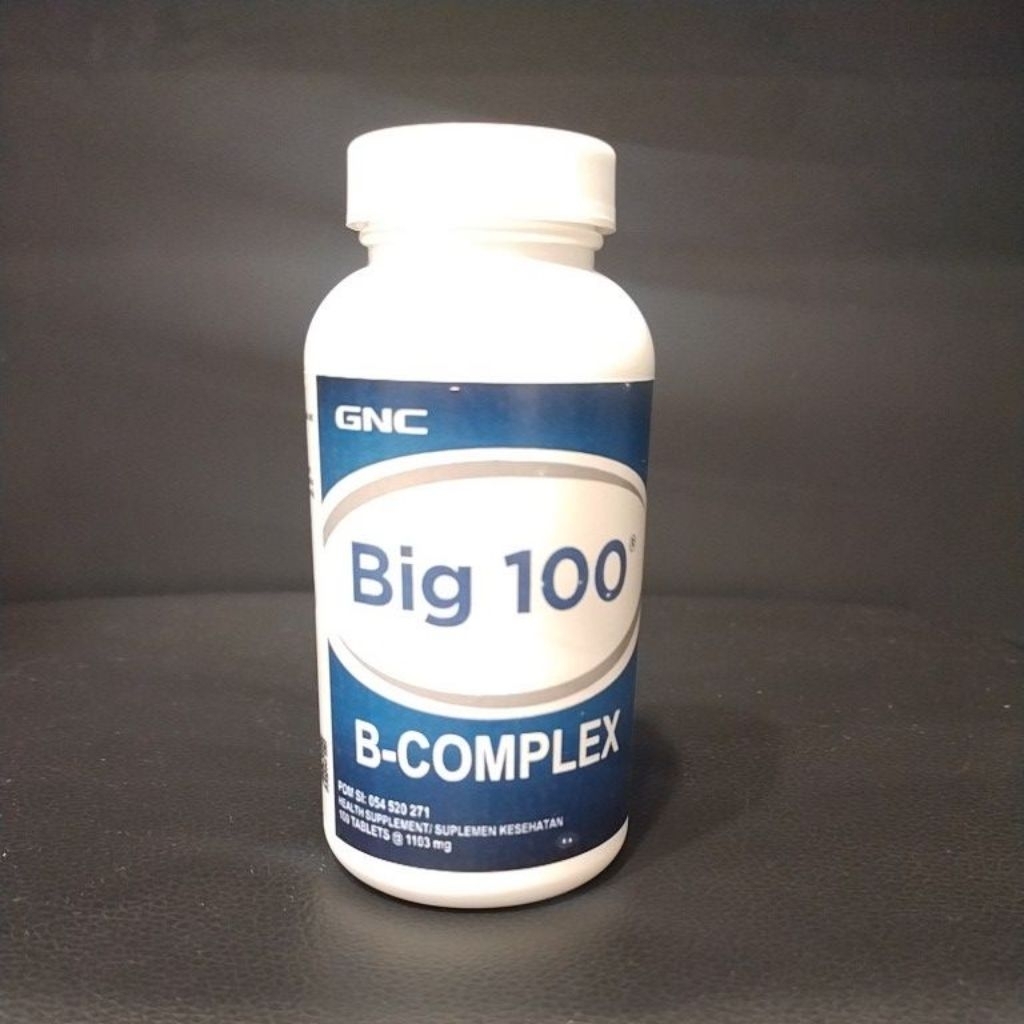 GNC BIG 100 B-complex formula isi 100tablet