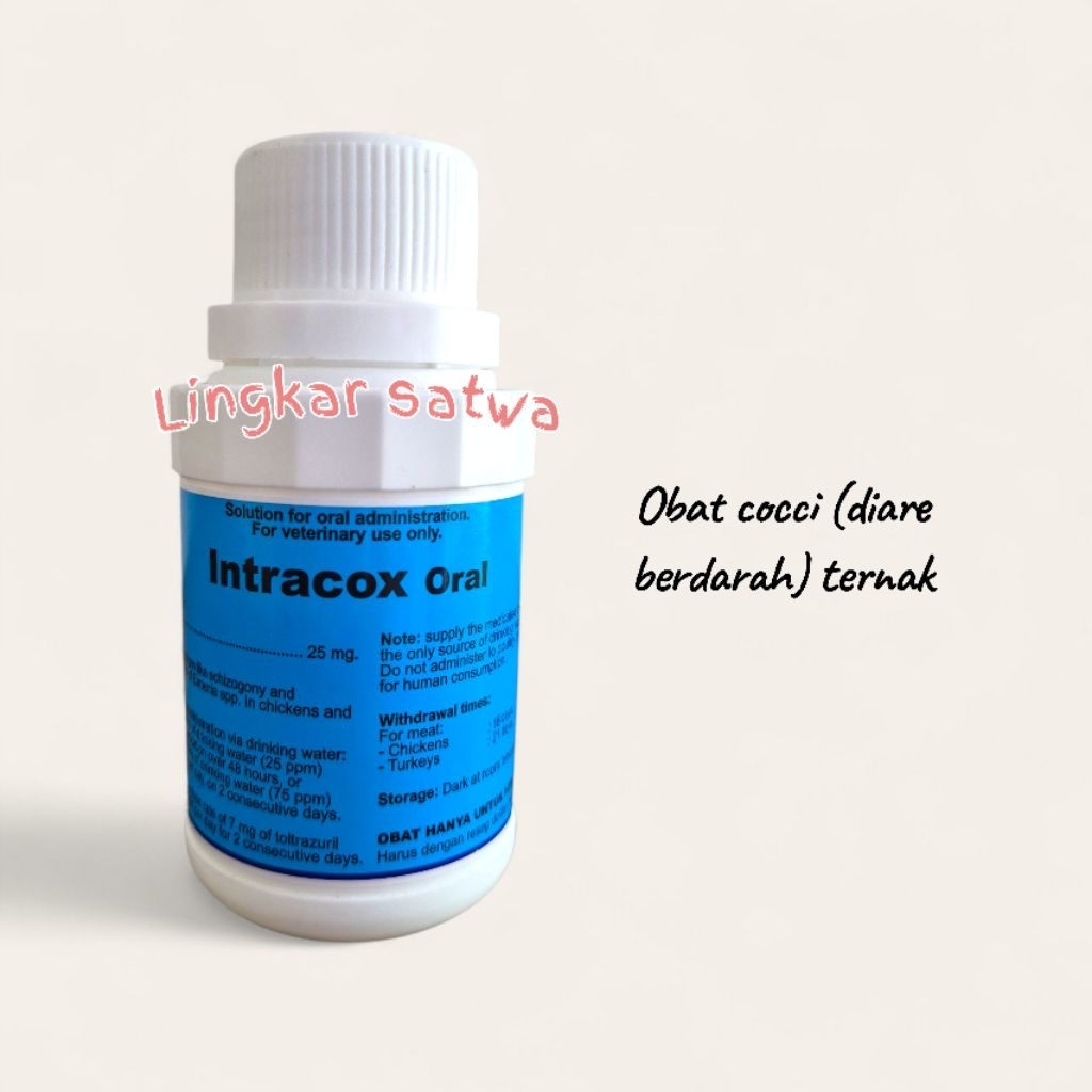 Intracox Oral 100ml cc / Obat coccidia ternak ampuh