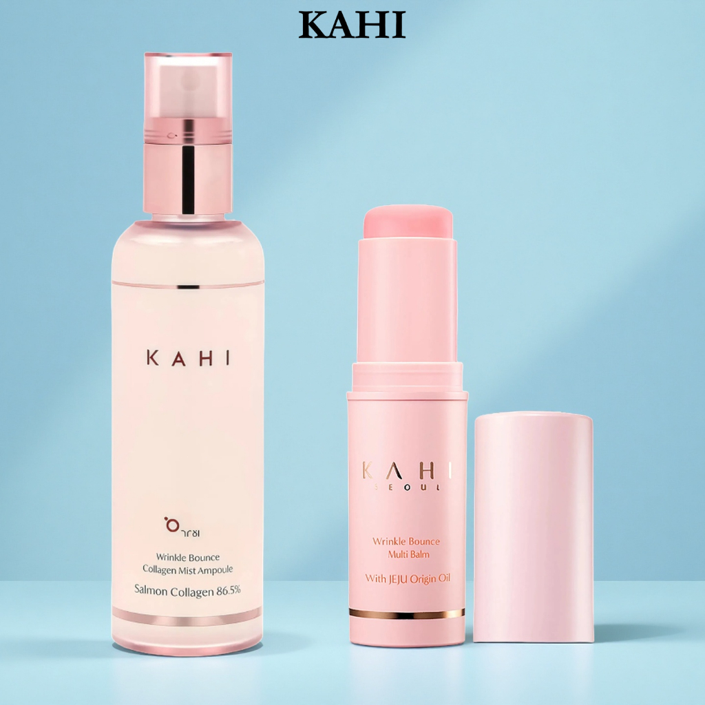 KAHI Wrinkle Bounce Multi Balm 9g / KAHI Collagen Mist 120ml – Anti Aging & Hydrating