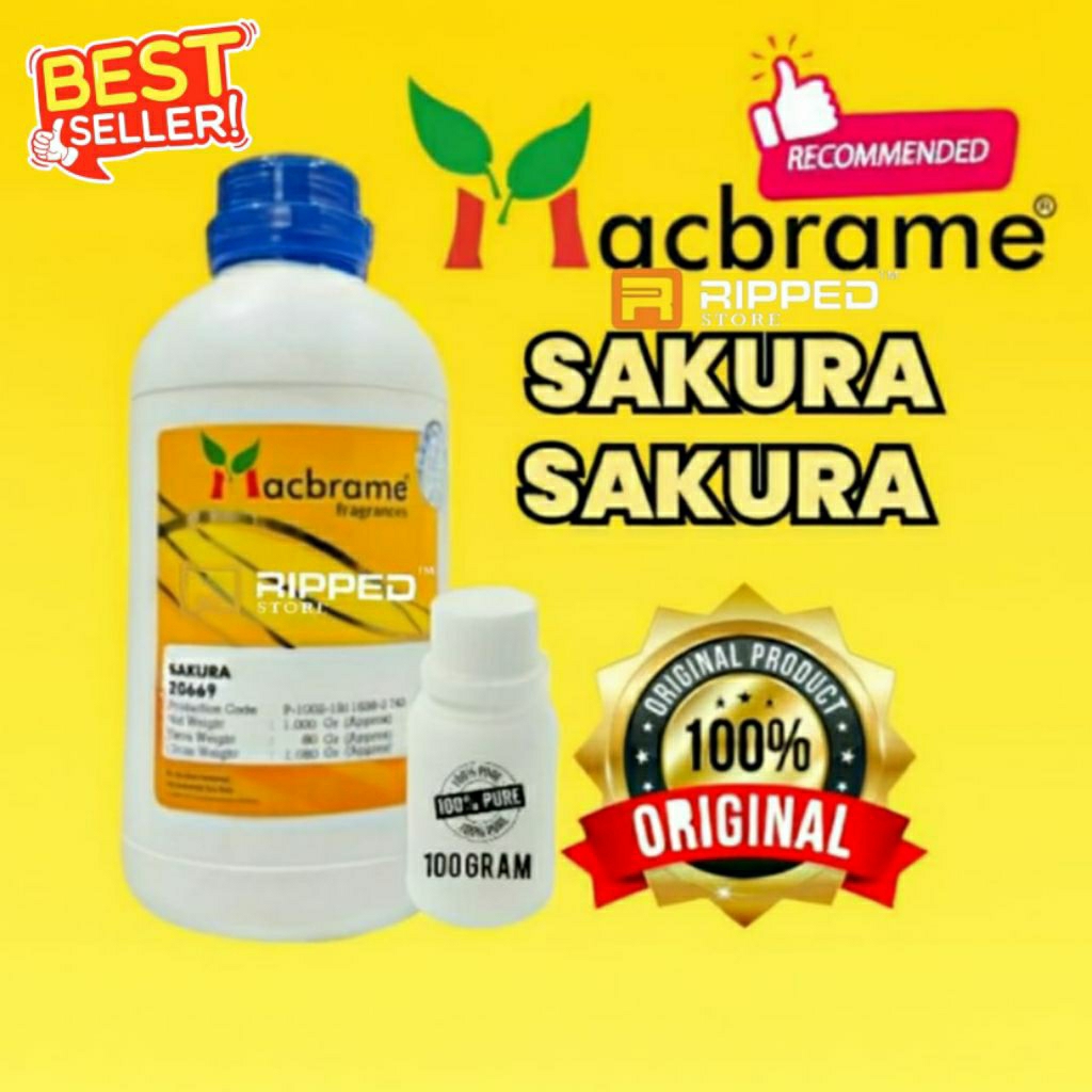 100ml Bibit Parfum Murni Laundry Sakura By Macbrame Original