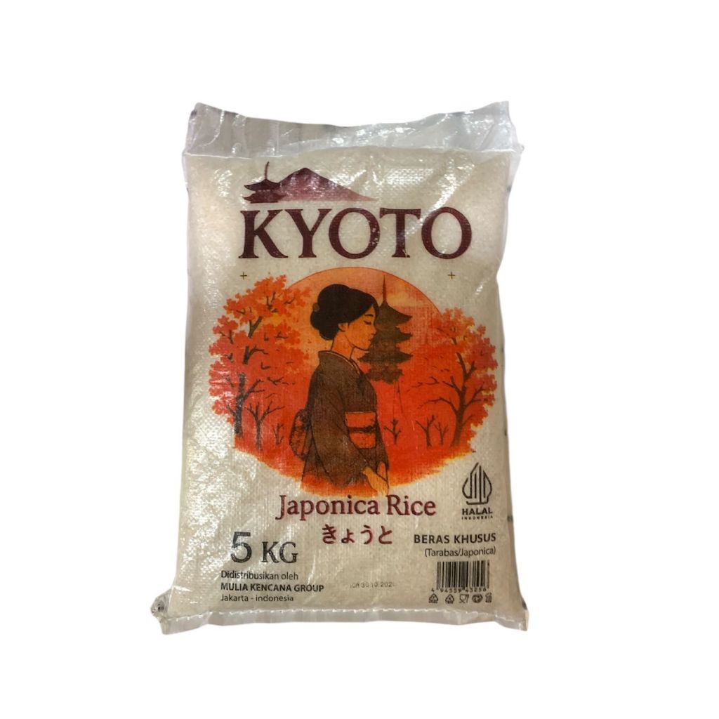 BERAS KYOTO JAPONICA RICE 5 KG/JAPONICA RICE/BERAS SUSHI/HALAL