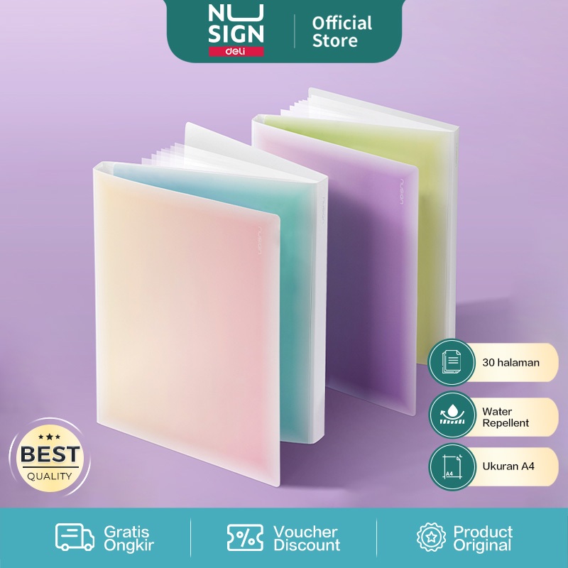 Nusign Sunlight Whisper Series Document Folder/ Folder Dokumen/ Folder Map/ Map Dokumen NS518