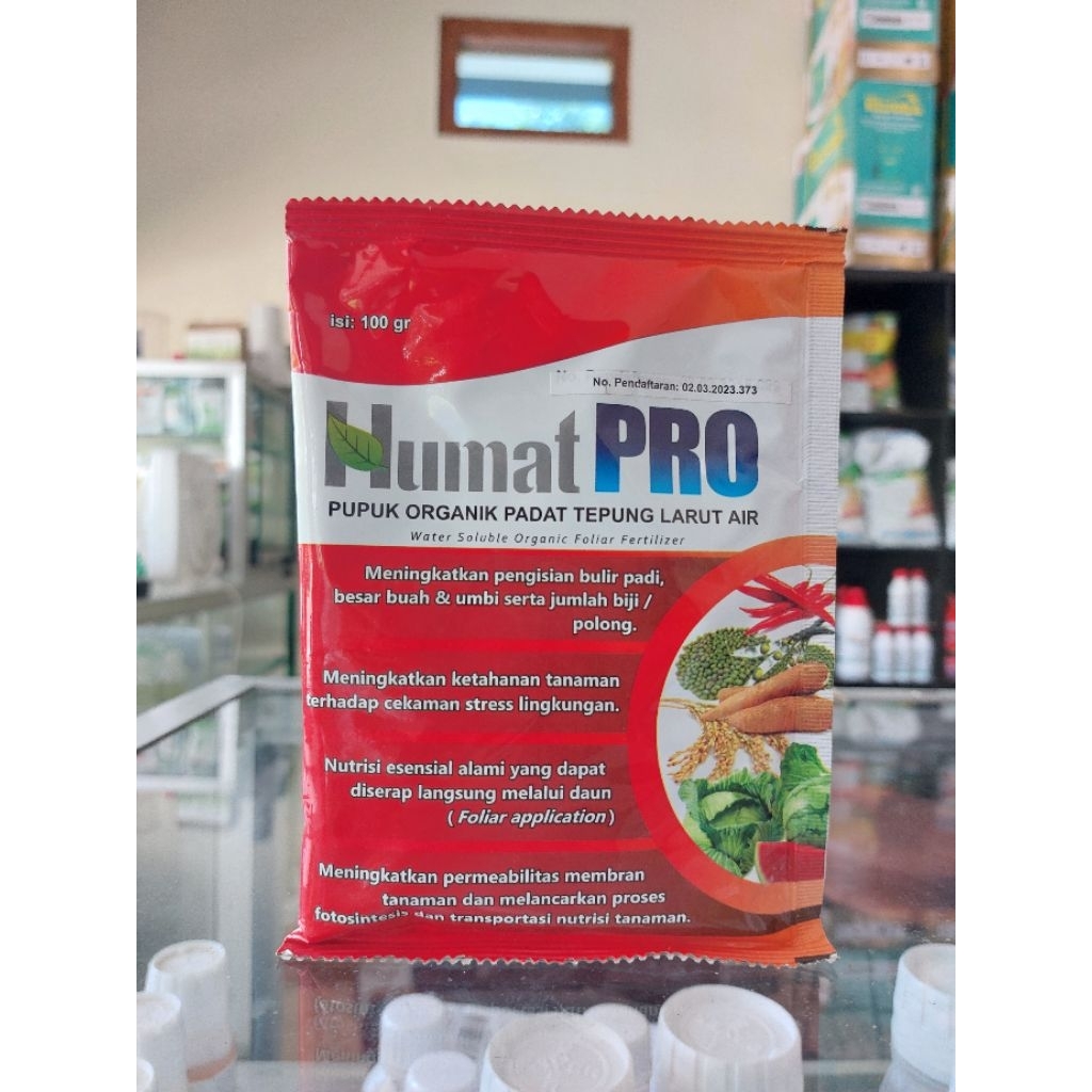 Pupuk HumatPRO Kemasan Pabrik 100 Gram Pupuk Asam Humat Asam Fulvat