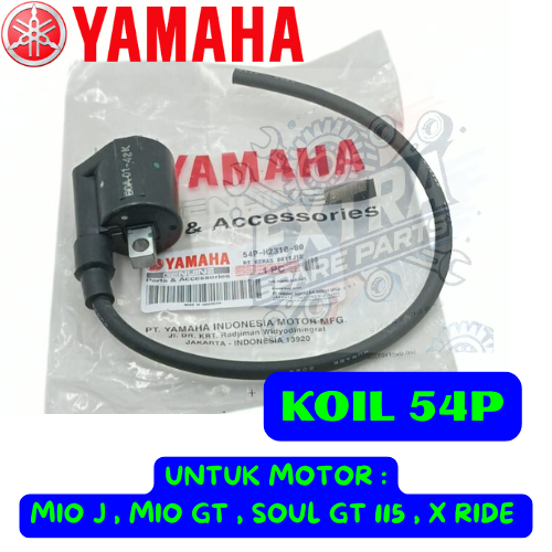 KOIL/COIL KODE 54P YAMAHA PRESISI MOTOR MIO J /MIO GT / SOUL GT 115 /X RIDE KUALITAS 100% ORIGINAL .