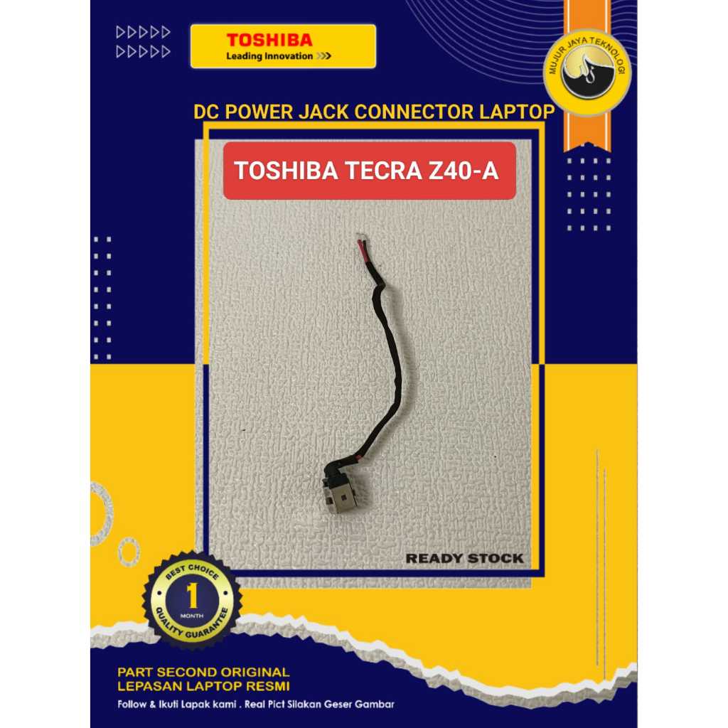 DC In Power Jack Charging Port Connector Socket Cable Konektor Laptop Toshiba Tecra Z40 A P000589880