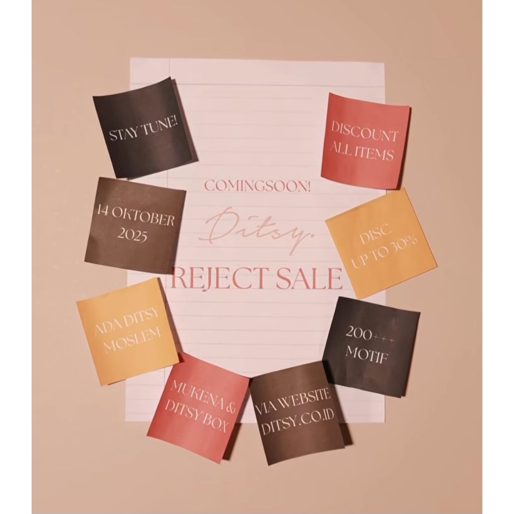 Ditsy Reject Defect Sale