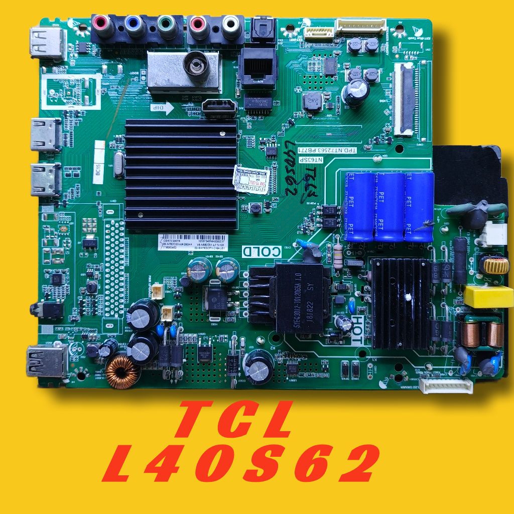 TCL L40S62 - MAINBOARD TV TCL 40S62 - MOTHERBOARD TV TCL L40S62 - MOBO TV TCL L40S62 - MB TCL 40S62