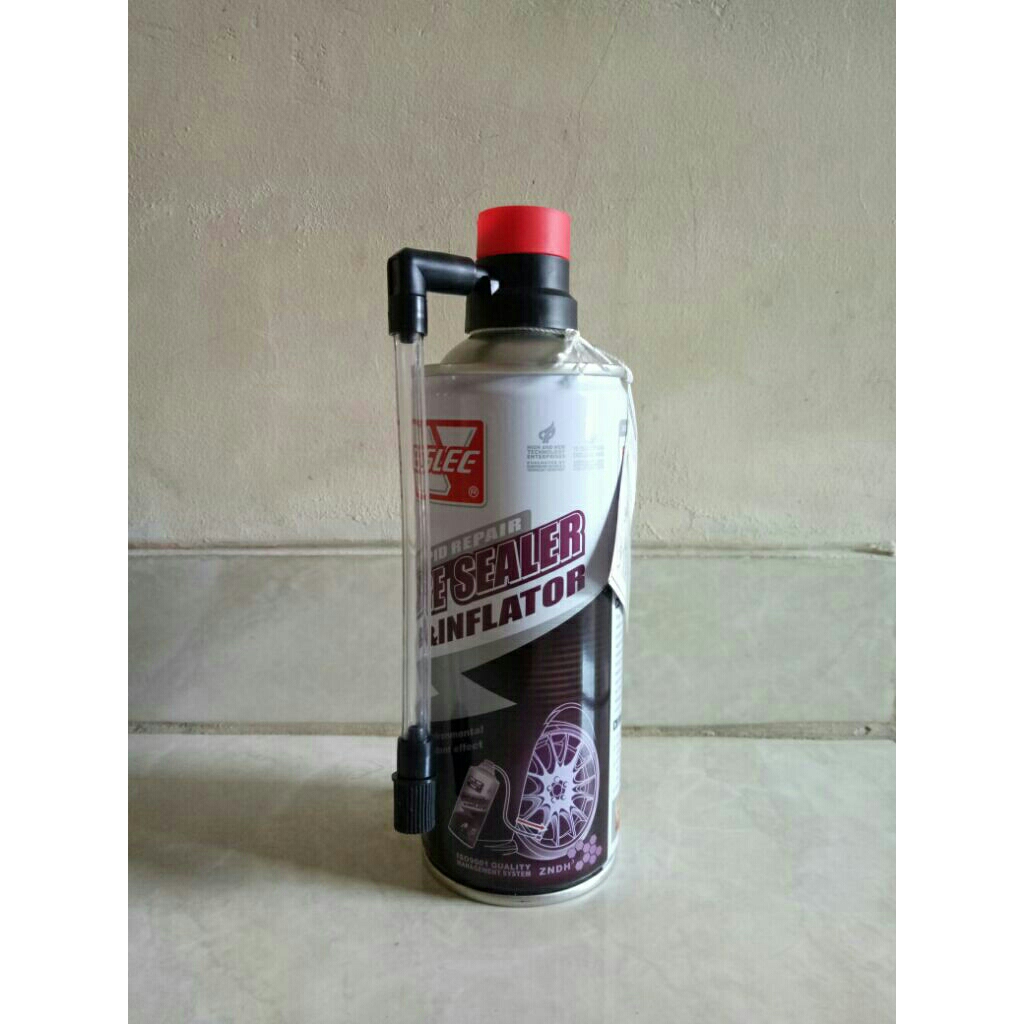 Veslee Tire Inflator Cairan Gas Tambal Ban Bocor Otomatis Sealer Cair 100% Original
