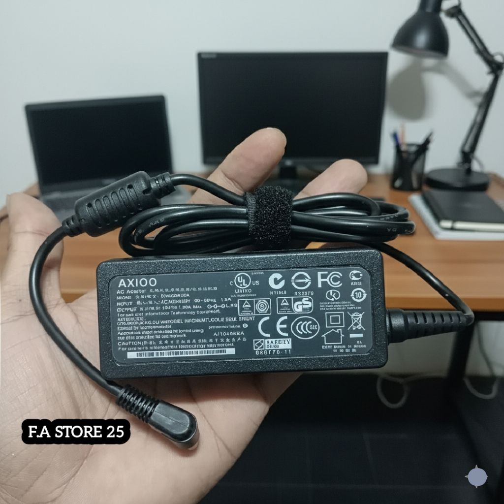 Adaptor Charger Laptop Axioo Mybook Pro K3 K5 K7 19V Bonus Kabel Power