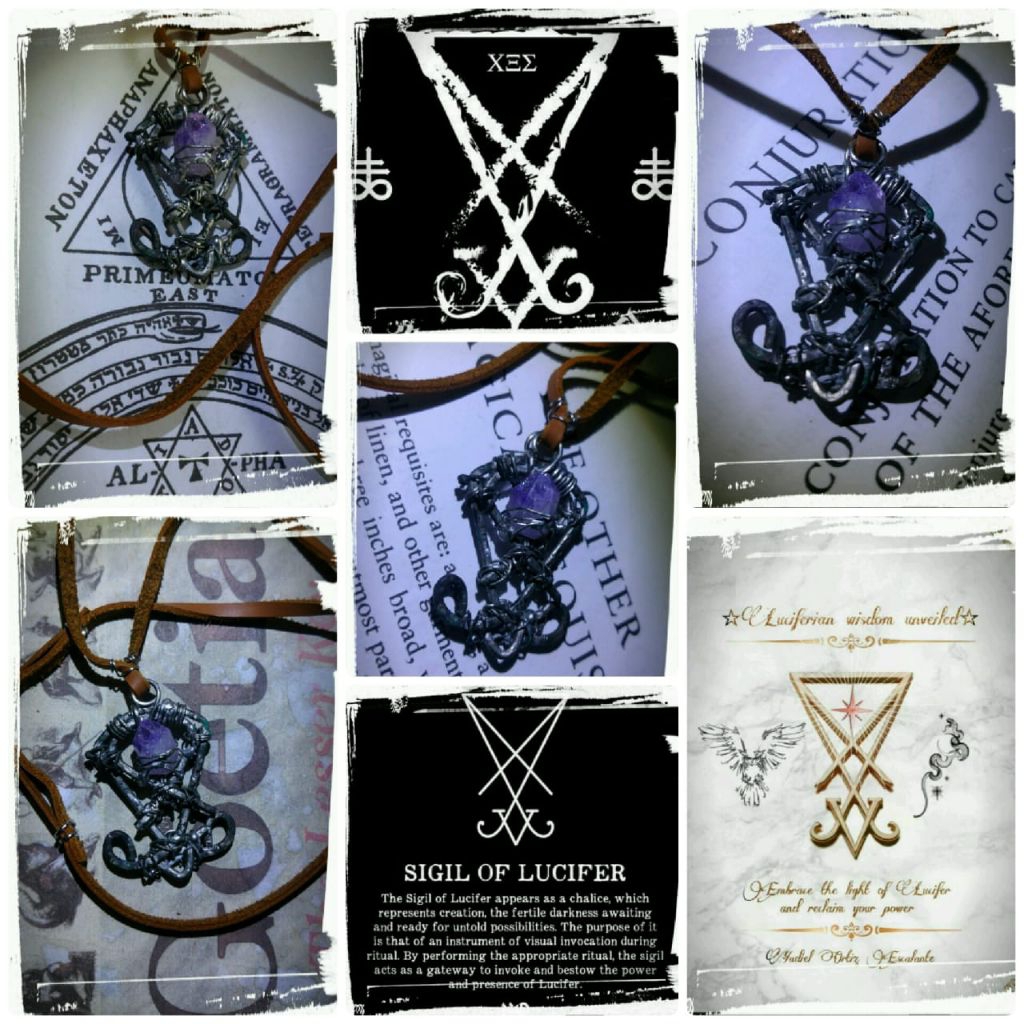Kalung Lucifer Titanium Ornamen Batu Amuthys Mitologi_craft