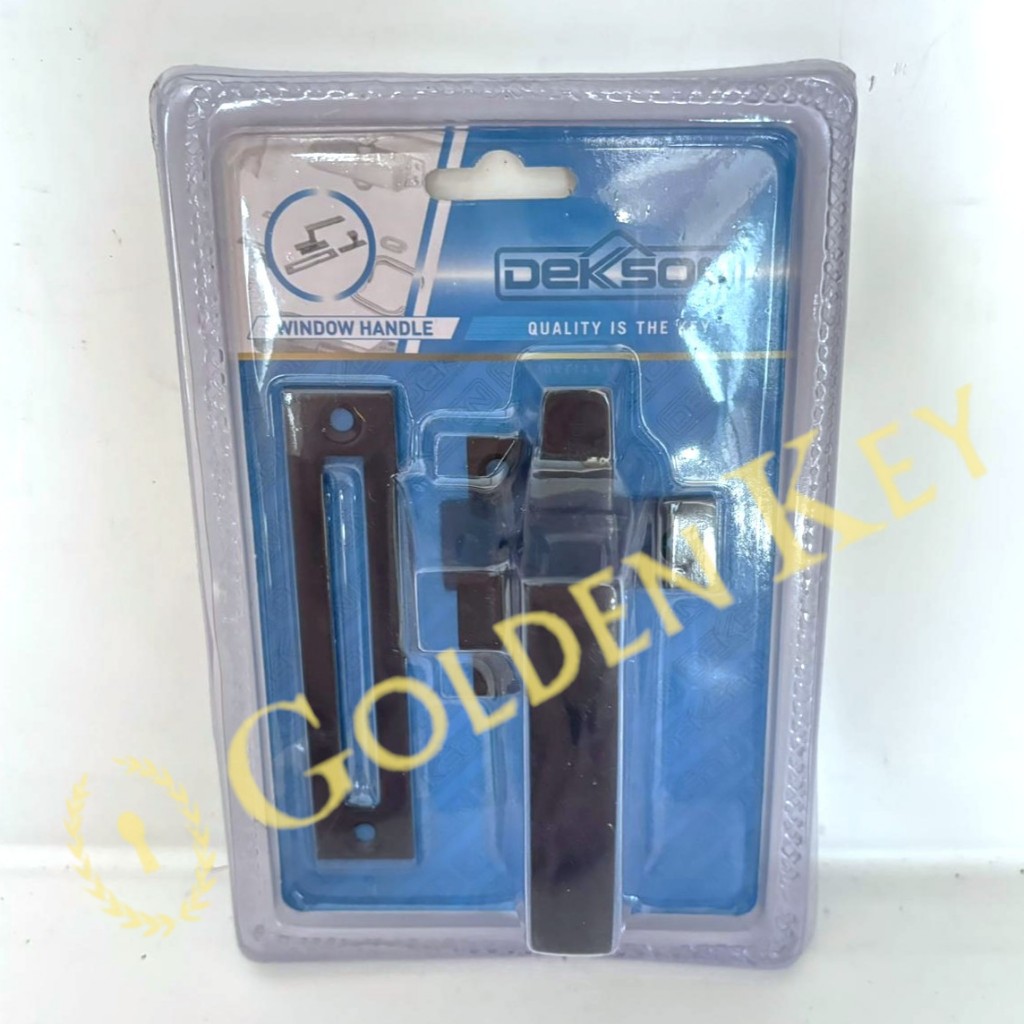 Rambuncis Kunci Grendel Jendela Panolet Kayu Dekkson Dekson CWH ZC 104 SQ Matt Black Hitam