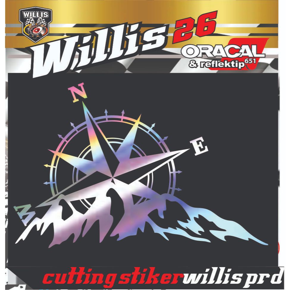 JMY21 Sticker mobil jimny 4x4 / stiker suzuki jimny katana / stiker mobil suzuki katana jimny HOLOGR