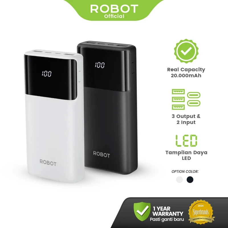 Powerbank 20000Mah - Robot RT22S
