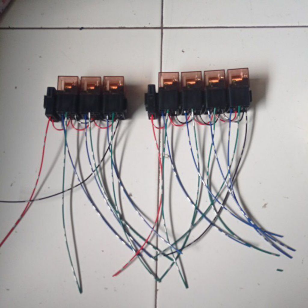KABEL RELAY 3 MODE 4 MODE BUAT LAMPU DAYMAKER BILLED D2 LASER KLAKSON DLL RELAY 4 KAKI 12V 80A SET S