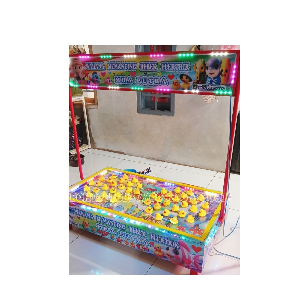 pancingan bebek elektrik bebek magnet bontottoys usaha pasar malam