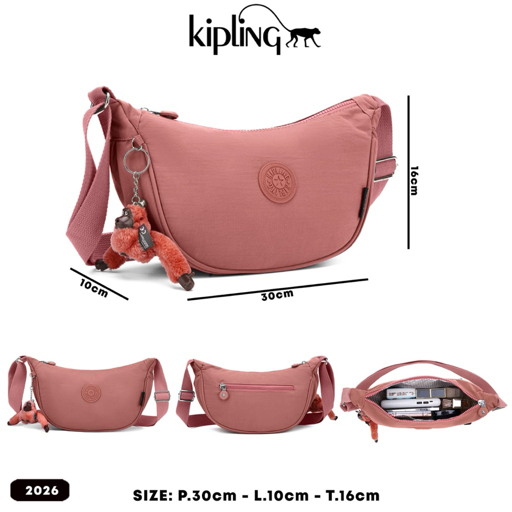 TAS SELEMPANG KP2026 // TAS SELEMPANG WANITA NYLON IMPORT // TAS WANITA
