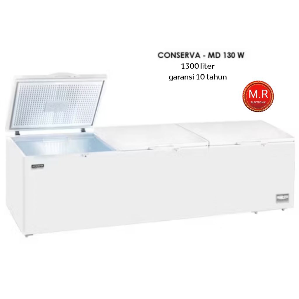 CHEST FREEZER MODENA 1300 LITER MD-130 W GARANSI RESMI 10 TAHUN