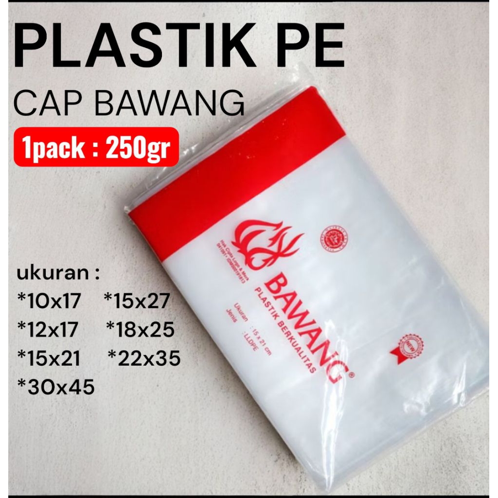 plastik pe plastik bening kantong plastik pe bawang