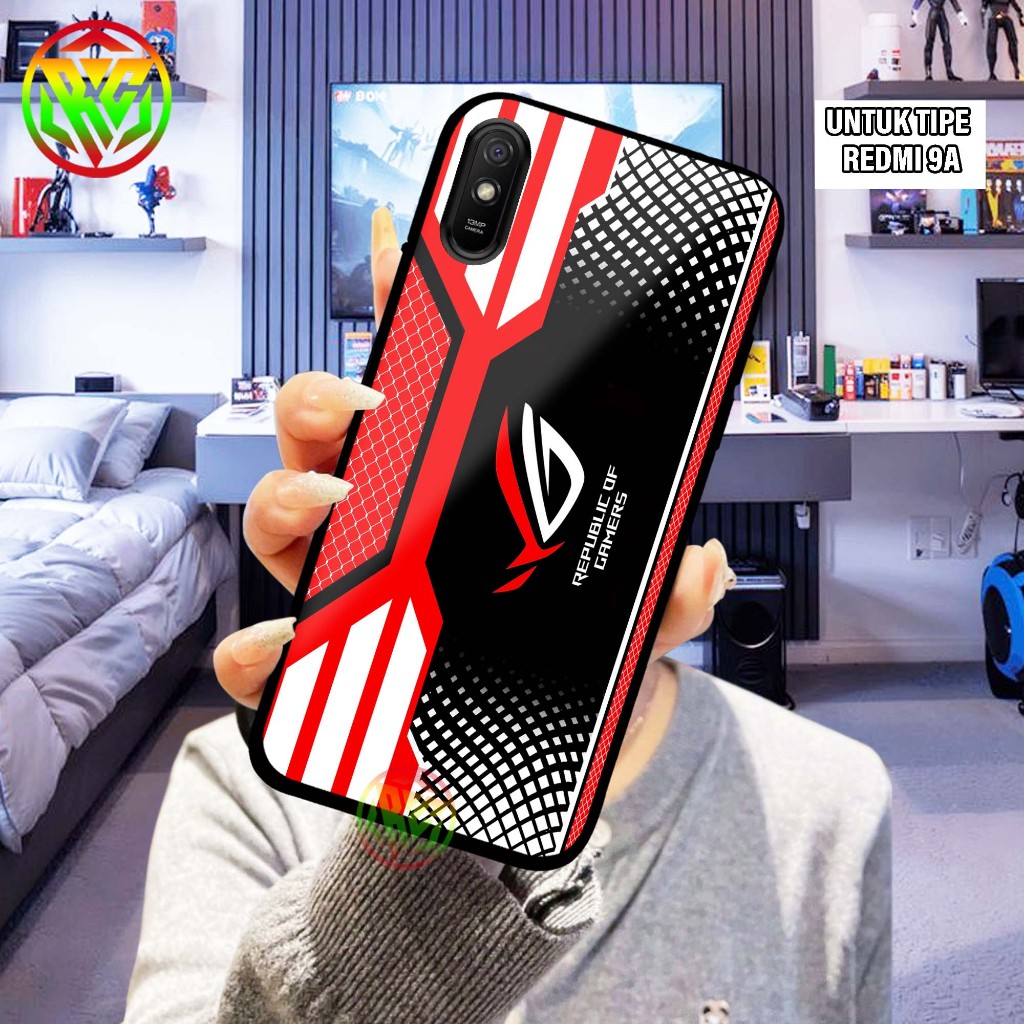 Case Xiaomi Redmi 9A - Motif Terbaru Softcase Glass Kilau New Case Glossy casing Hp Xiaomi Redmi 9A 