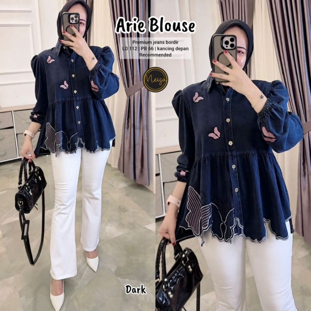 (( NEW ARRIVAL ))REDSI MERA MEDISA NEPA  BLOUSE BASIC POLOS JUMBO OUTFIT KERJA // BAJU BLOUSE LENGAN